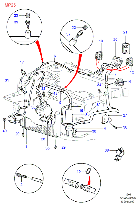 FORD 1 118 717 - Sausinātājs, Kondicionieris ps1.lv