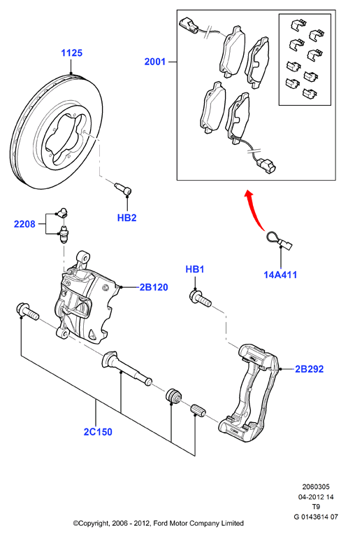 FORD 1382649 - Riteņa rumbas gultņa komplekts ps1.lv