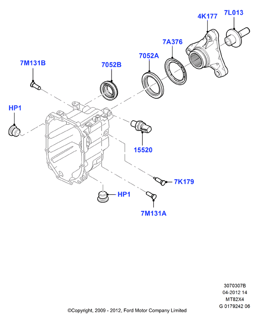 PEDOL 15.21.555 - Pivot - Gearshift Lever, M16 X 1.5, Hex Head ps1.lv