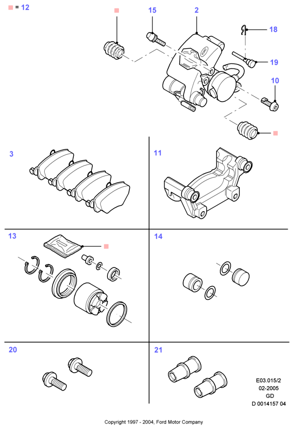 FORD 1757850 - Bremžu diski ps1.lv