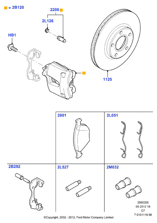 FORD 1447853 - Riteņa rumbas gultņa komplekts ps1.lv