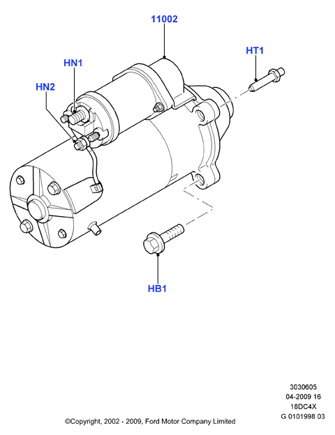 FORD USA 1477974 - Starteris ps1.lv