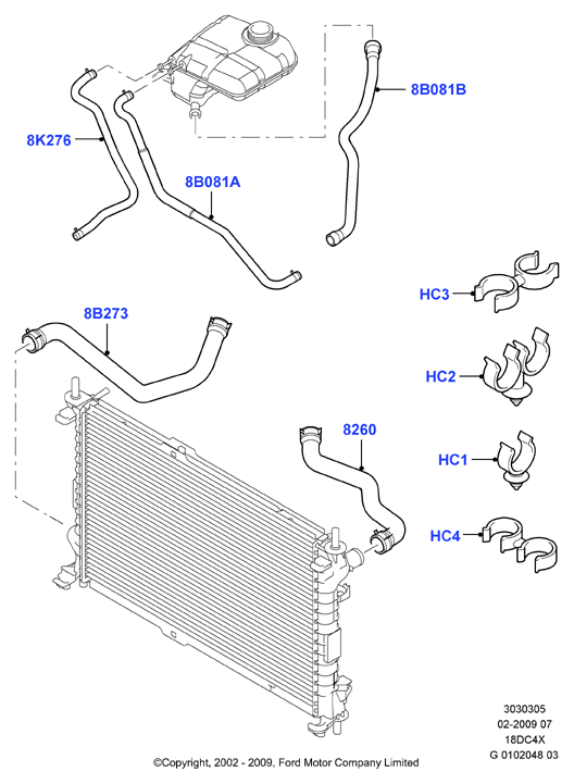 FORD 5157192 - Radiators, Motora dzesēšanas sistēma ps1.lv