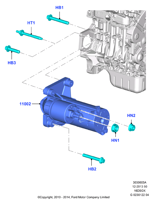 FORD 2033247 - Starteris ps1.lv