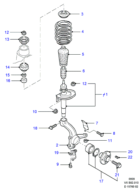 FORD 1001400 - Balstiekārtas atspere ps1.lv