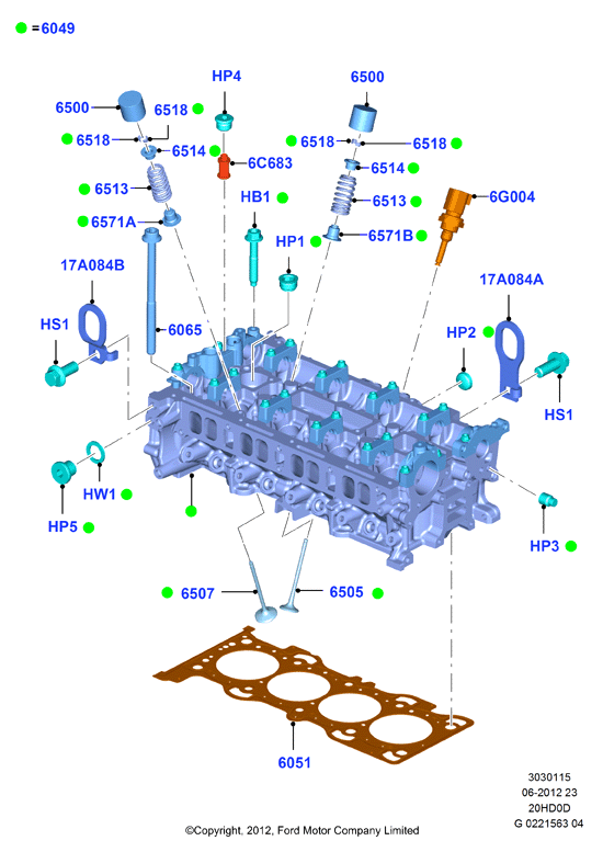 FORD 1675266 - Ieplūdes vārsts ps1.lv