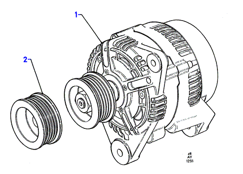 FORD 5026141 - Ģenerators ps1.lv