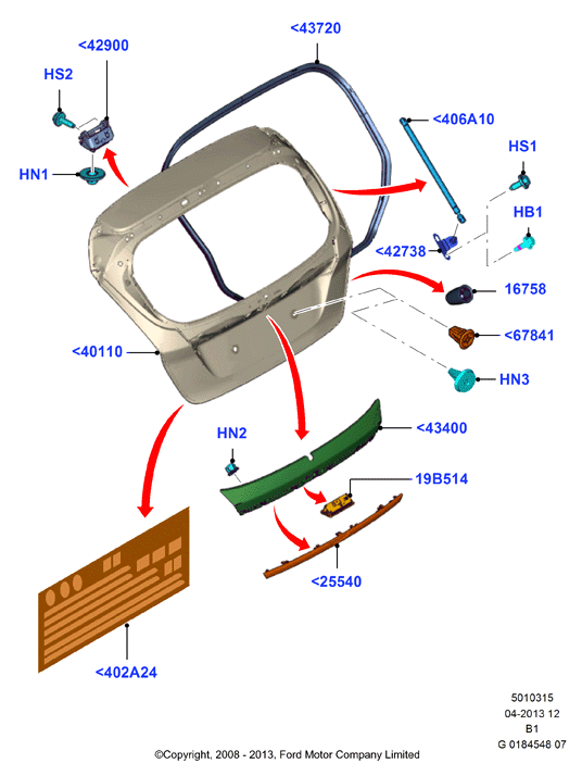 FORD 1 524 476 - Uzgrieznis ps1.lv