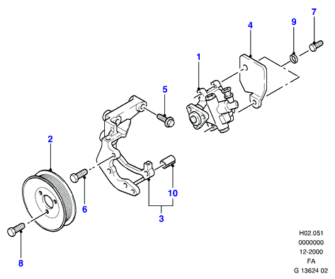 FORD 4 176 205 - Hidrosūknis, Stūres iekārta ps1.lv