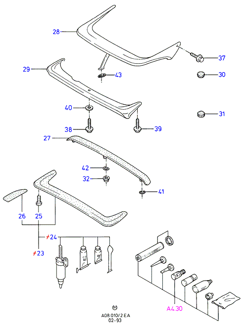 FORD 6 723 078 - Gāzes atspere, Bagāžas / Kravas nodalījuma vāks ps1.lv