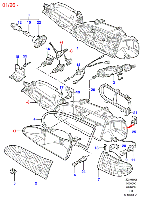 FORD 1058079 - Pagrieziena signāla lukturis ps1.lv