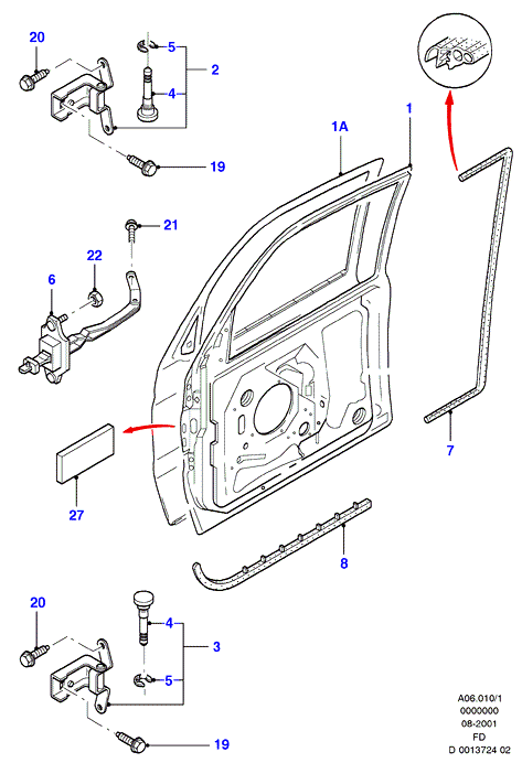 FORD 6740300 - Moldings / aizsarguzlika ps1.lv