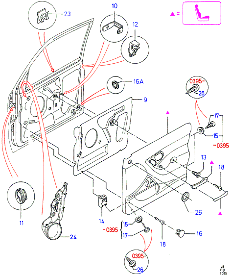 FORD 1036788 - Durvju fiksators ps1.lv