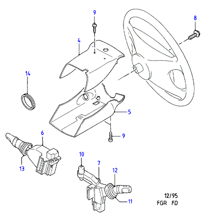 FORD 1013555 - Bremžu šļūtene ps1.lv