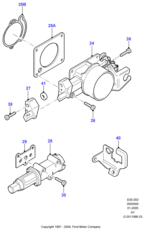 FORD 6 780 895 - Blīve, Ieplūdes kolektors ps1.lv