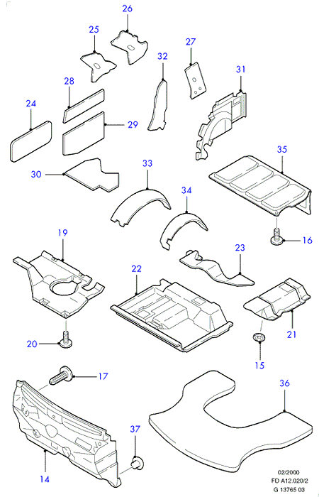 LANGENDORF 1135275 - Insulator - Dash Panel, Outer, Upper ps1.lv