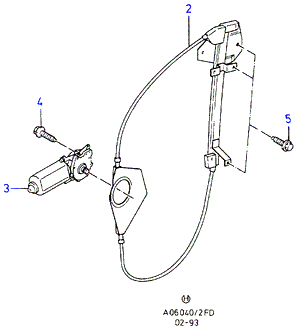 FORD 1027749 - Slēdzis, Stikla pacēlājmehānisms ps1.lv