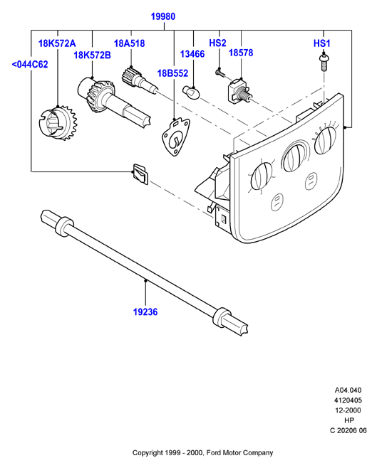 FORD 1 015 308 - Bremžu uzliku kompl., Disku bremzes ps1.lv