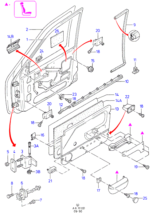 GROB 6144035 - Clip - Weatherstrip ps1.lv