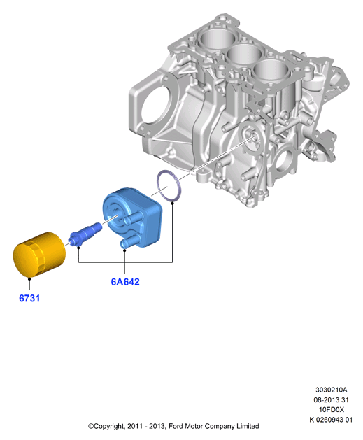 FORD 1 751 529 - Eļļas filtrs ps1.lv