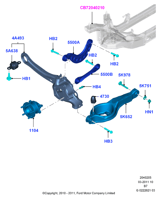 FORD 1692849 - Piekare, Šķērssvira ps1.lv