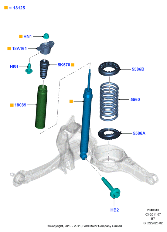 FORD 1 751 385 - Amortizators ps1.lv