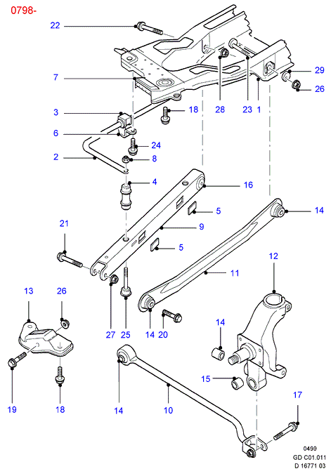 FORD 1072446* - Stiepnis / Atsaite, Stabilizators ps1.lv