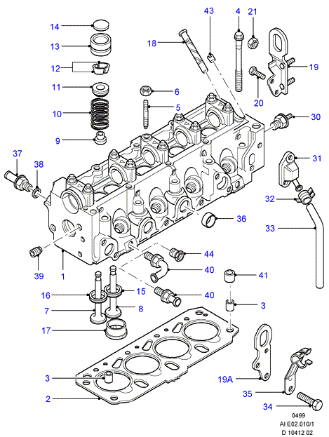 FORD 1 078 524 - Blīve, Motora bloka galvas vāks ps1.lv