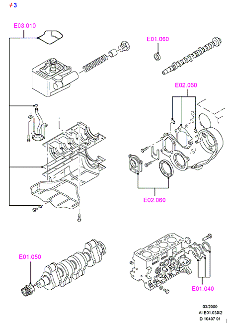 FORD 6 634 545 - Blīvju komplekts, Dzinējs ps1.lv