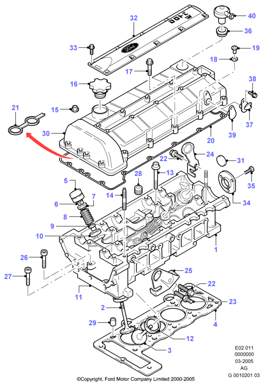 FORD 1018144 - Bīdītājs ps1.lv