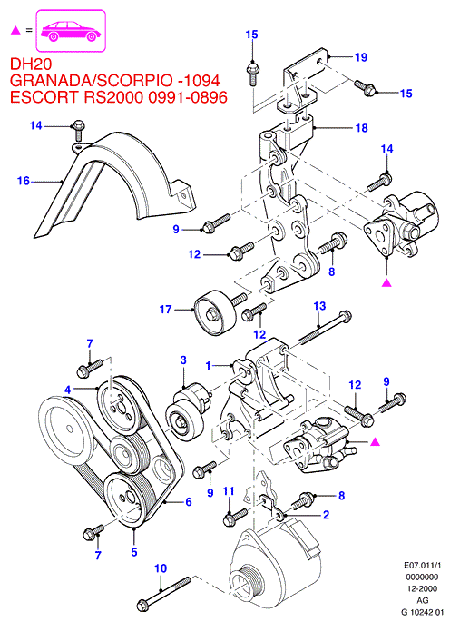 FORD 1027404 - Parazīt / Vadrullītis, Ķīļrievu siksna ps1.lv