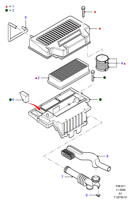 FORD 1050529 - Pad - Filter ps1.lv