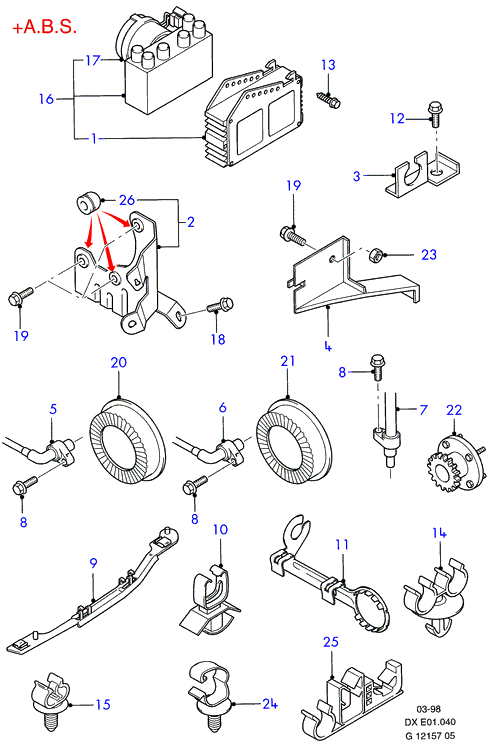 MAZDA 1089128 - Devējs, Riteņu griešanās ātrums ps1.lv