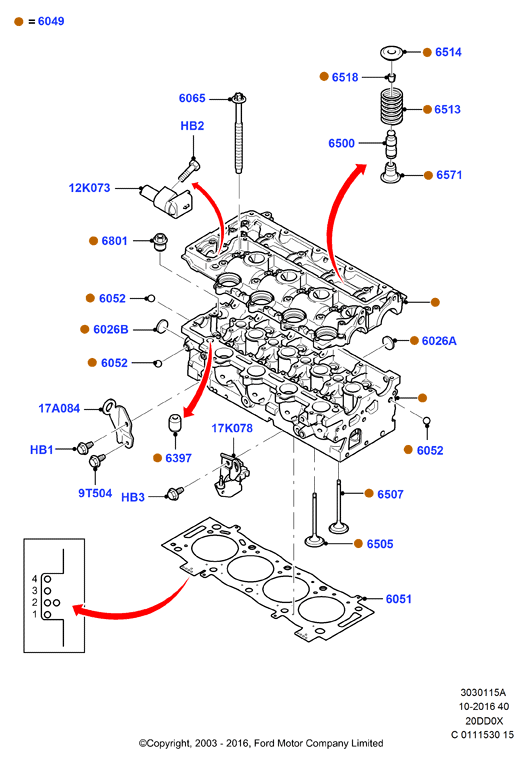 Volvo 1231927 - Cylinder Head Assy ps1.lv