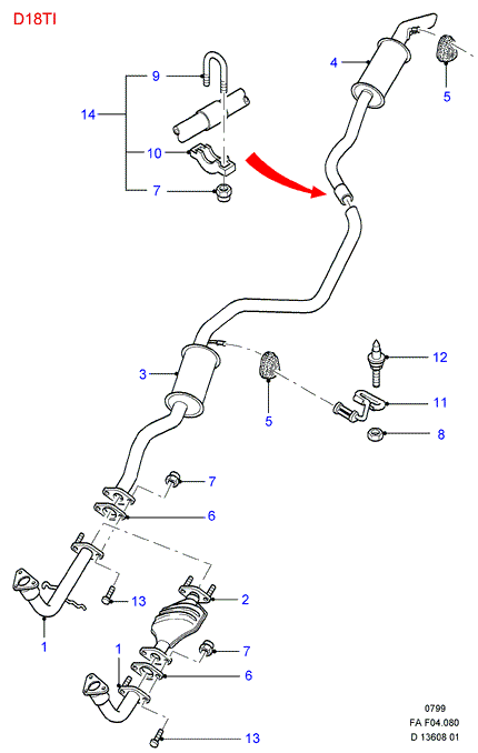 FORD 6 788 494 - Bukse, Stabilizators ps1.lv