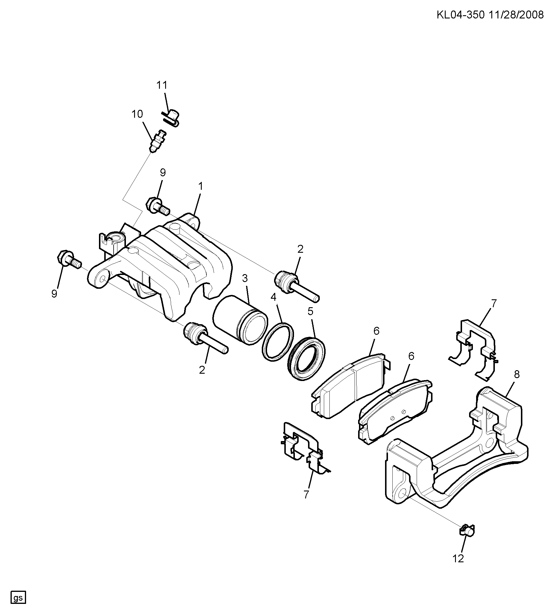 Opel 96626076 - Bremžu uzliku kompl., Disku bremzes ps1.lv