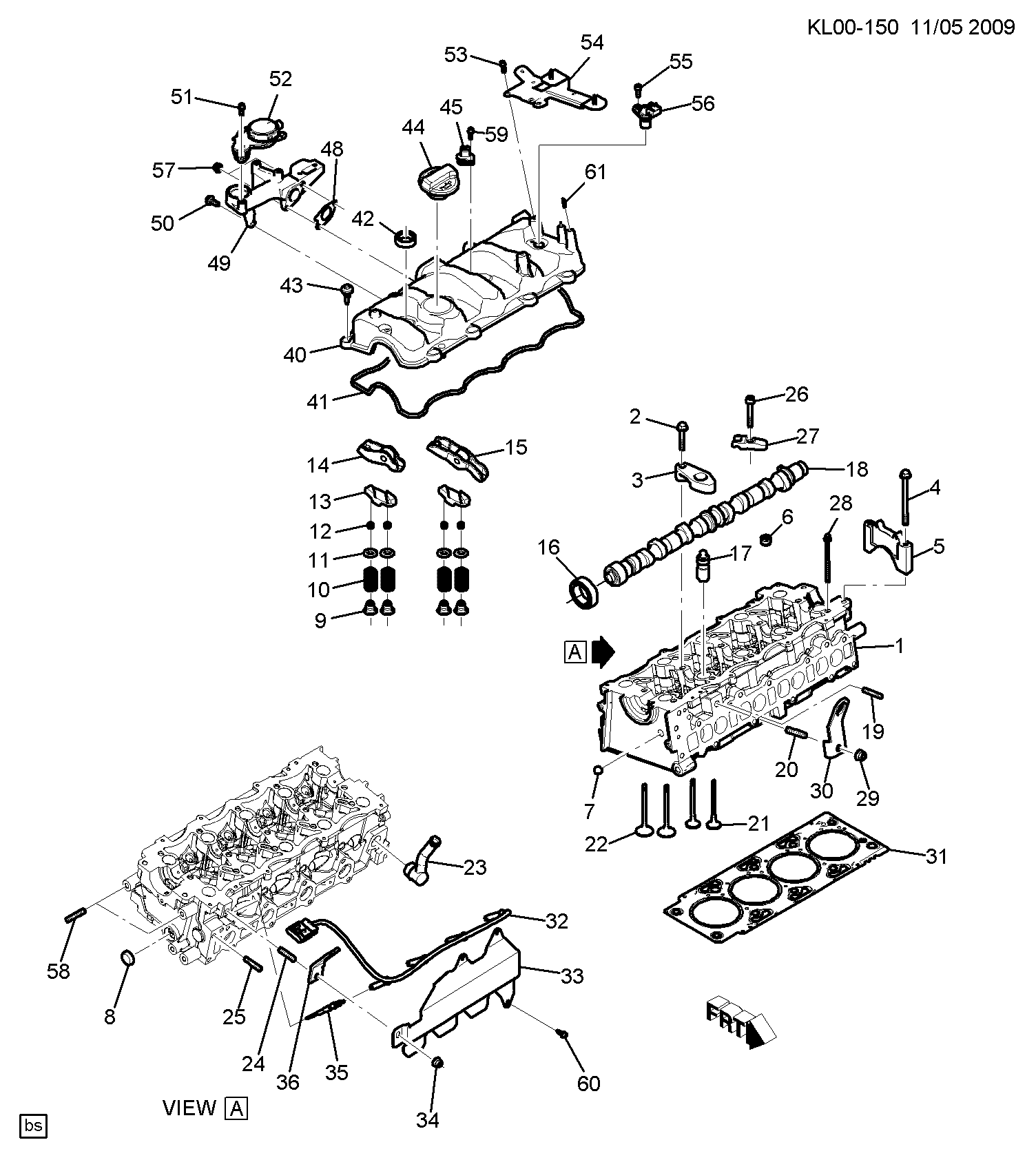 Opel 96440314 - Vārsts, Motora kartera ventilācija ps1.lv