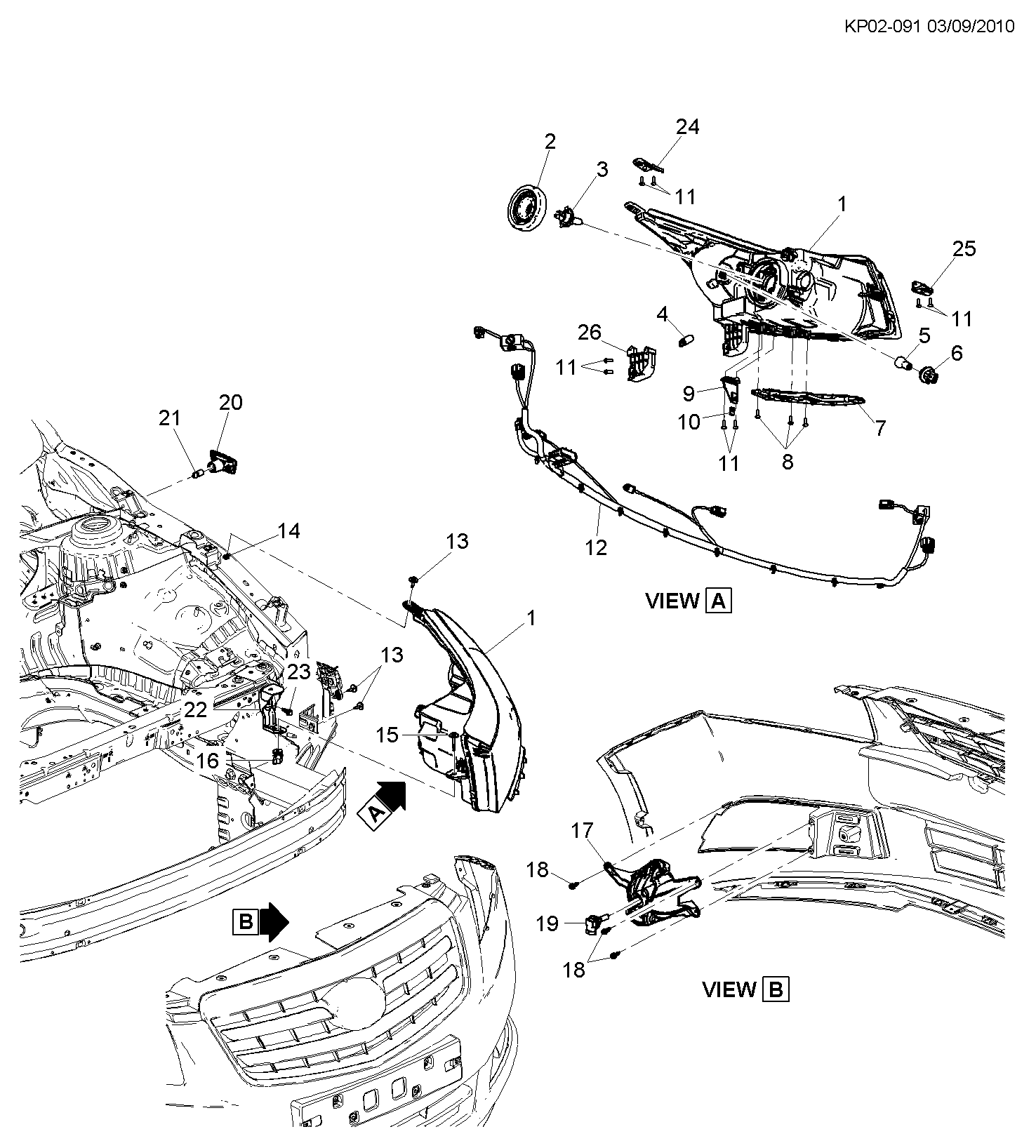 Opel 13252455 - Pagrieziena signāla lukturis ps1.lv