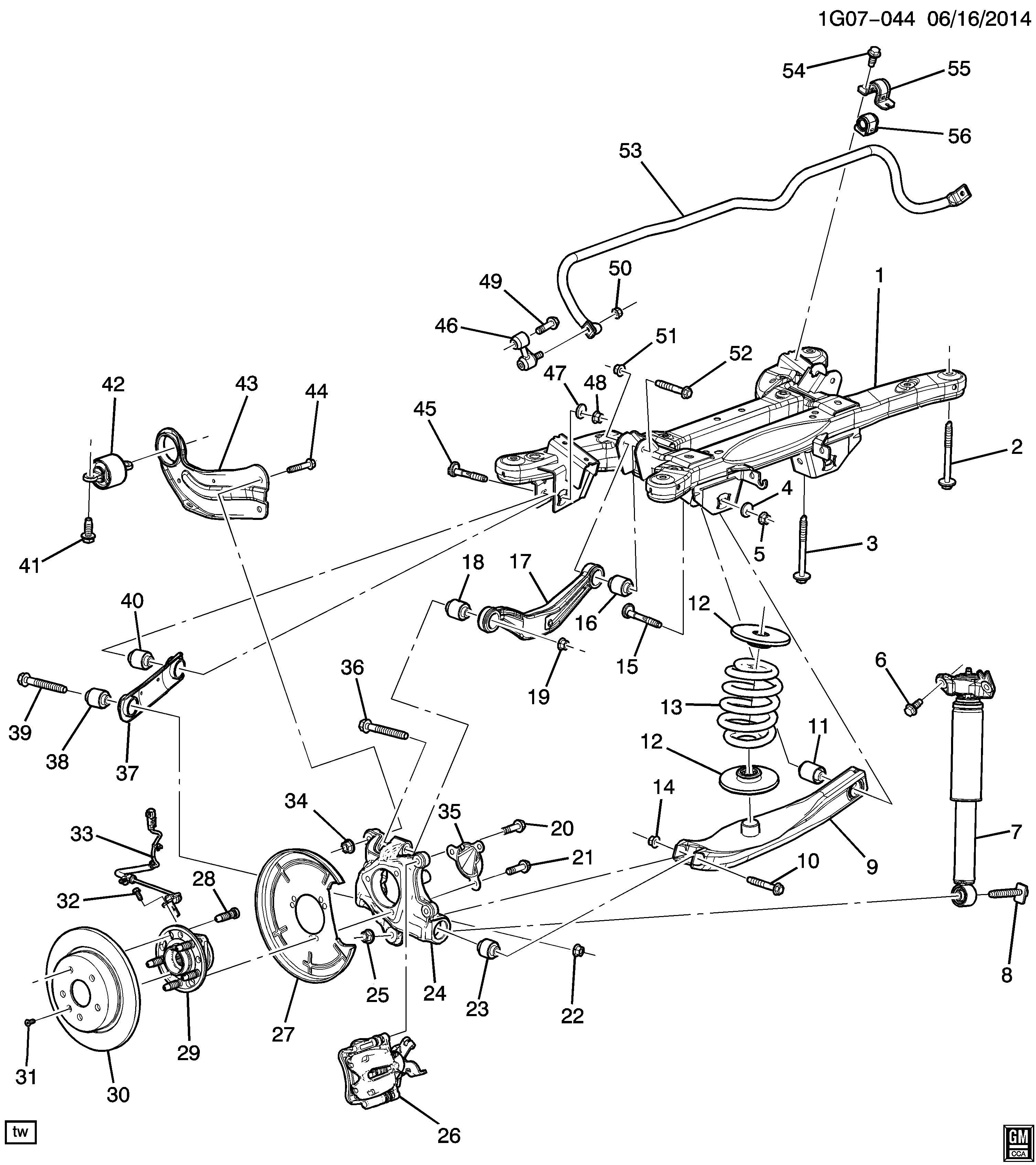 Vauxhall 22927293 - Neatkarīgās balstiekārtas svira, Riteņa piekare ps1.lv