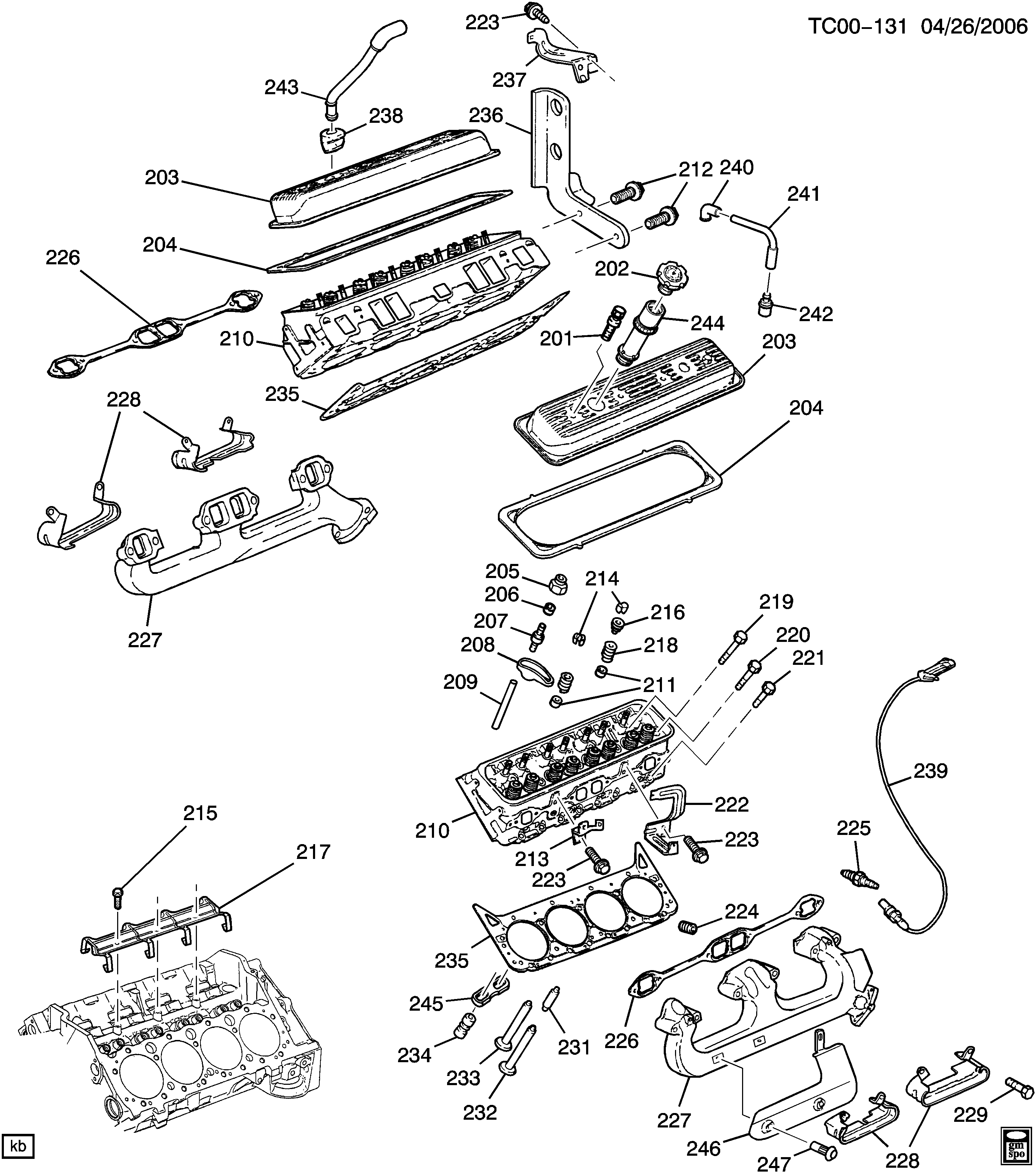 Saturn 10046089 - Blīve, Motora bloka galvas vāks ps1.lv