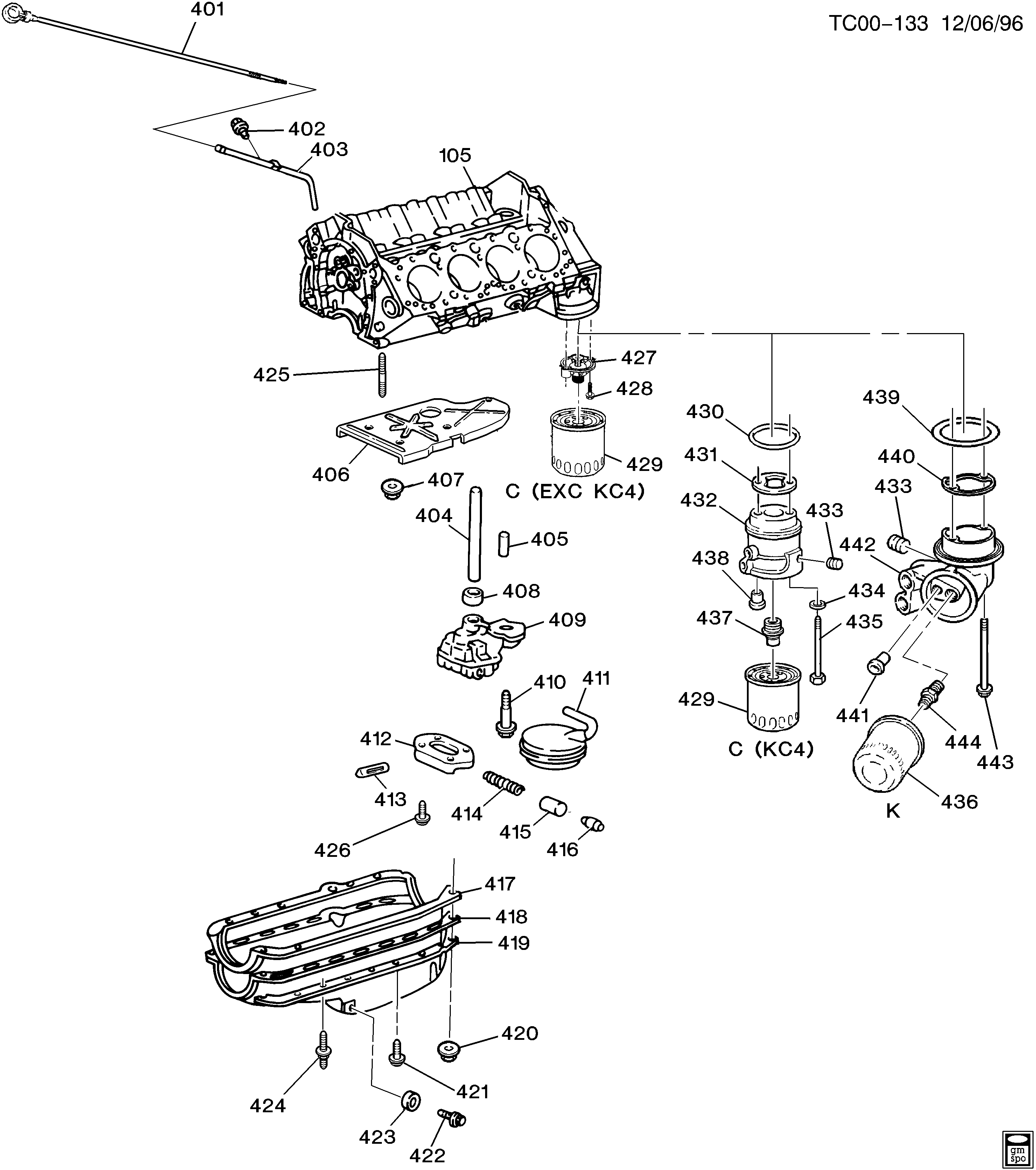 Cadillac 10108676 - Blīve, Eļļas vācele ps1.lv