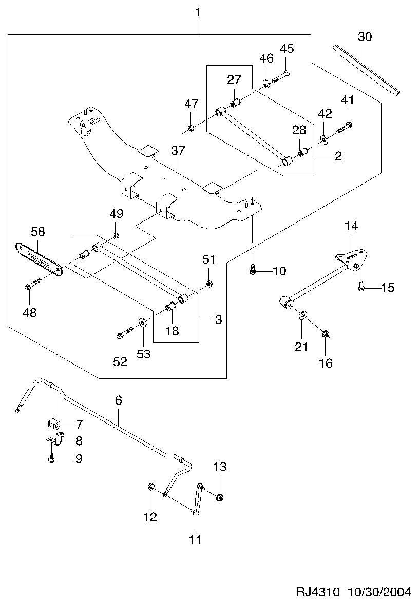 DAEWOO 96561754 - Stiepnis / Atsaite, Stabilizators ps1.lv