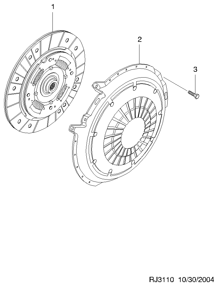 Opel 96408517 - Sajūga disks ps1.lv