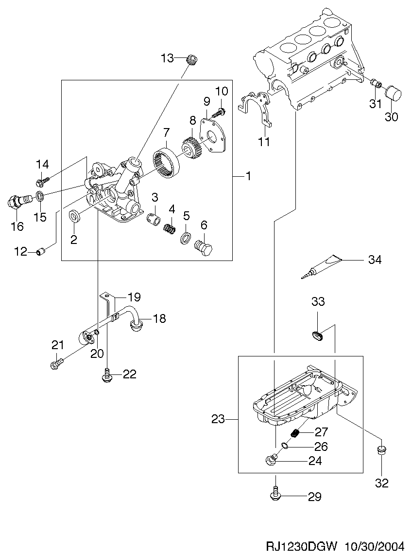 GMC 94797406 - Eļļas filtrs ps1.lv