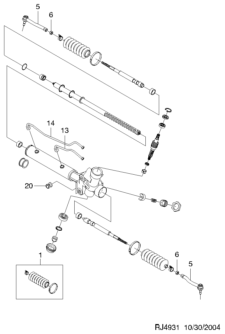 DAF 96407485 - Leņķa šarnīrs, Stūres garenstiepnis ps1.lv