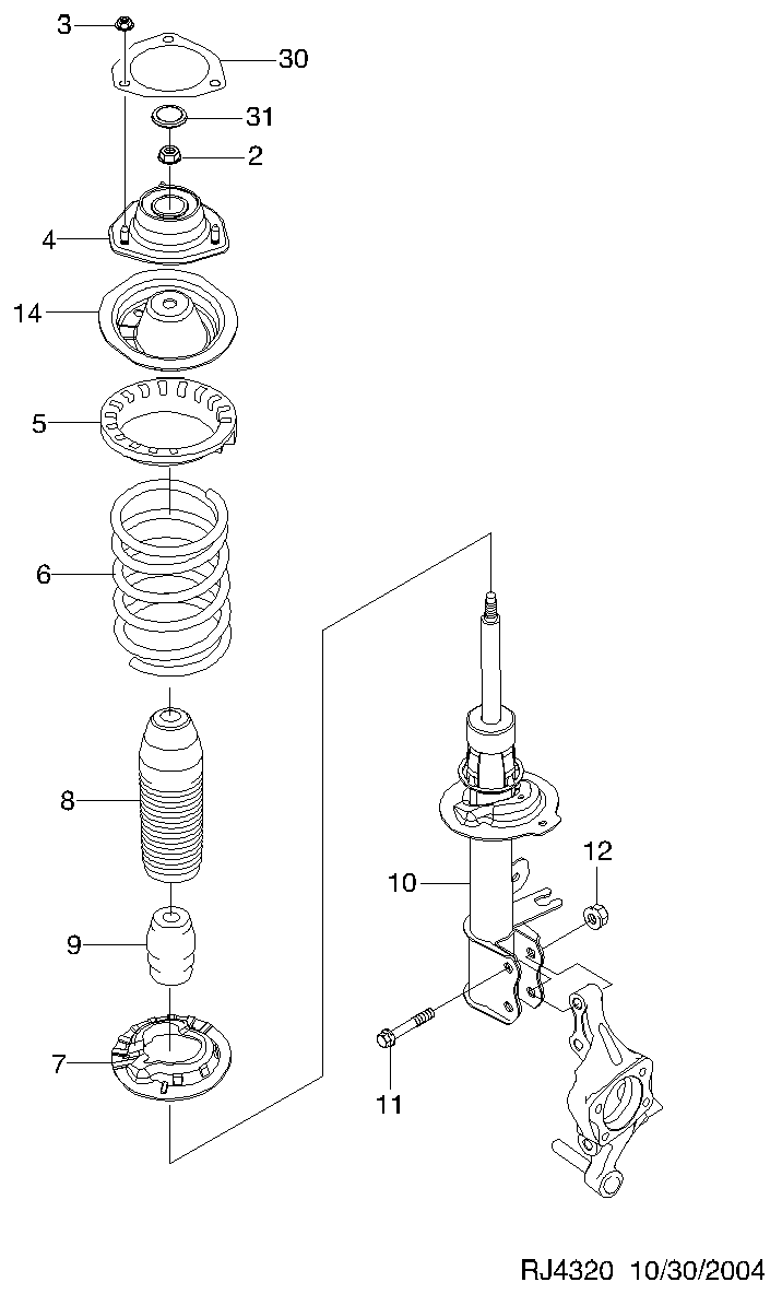 DAF 96407822 - Amortizators ps1.lv