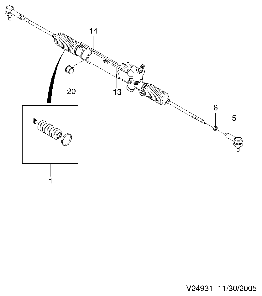 Buessing 93740710 - Stūres šķērsstiepņa uzgalis ps1.lv