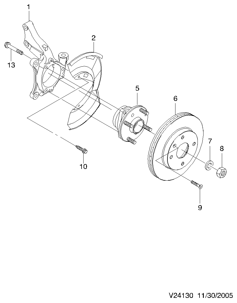 Chevrolet 96639585 - Riteņa rumbas gultņa komplekts ps1.lv