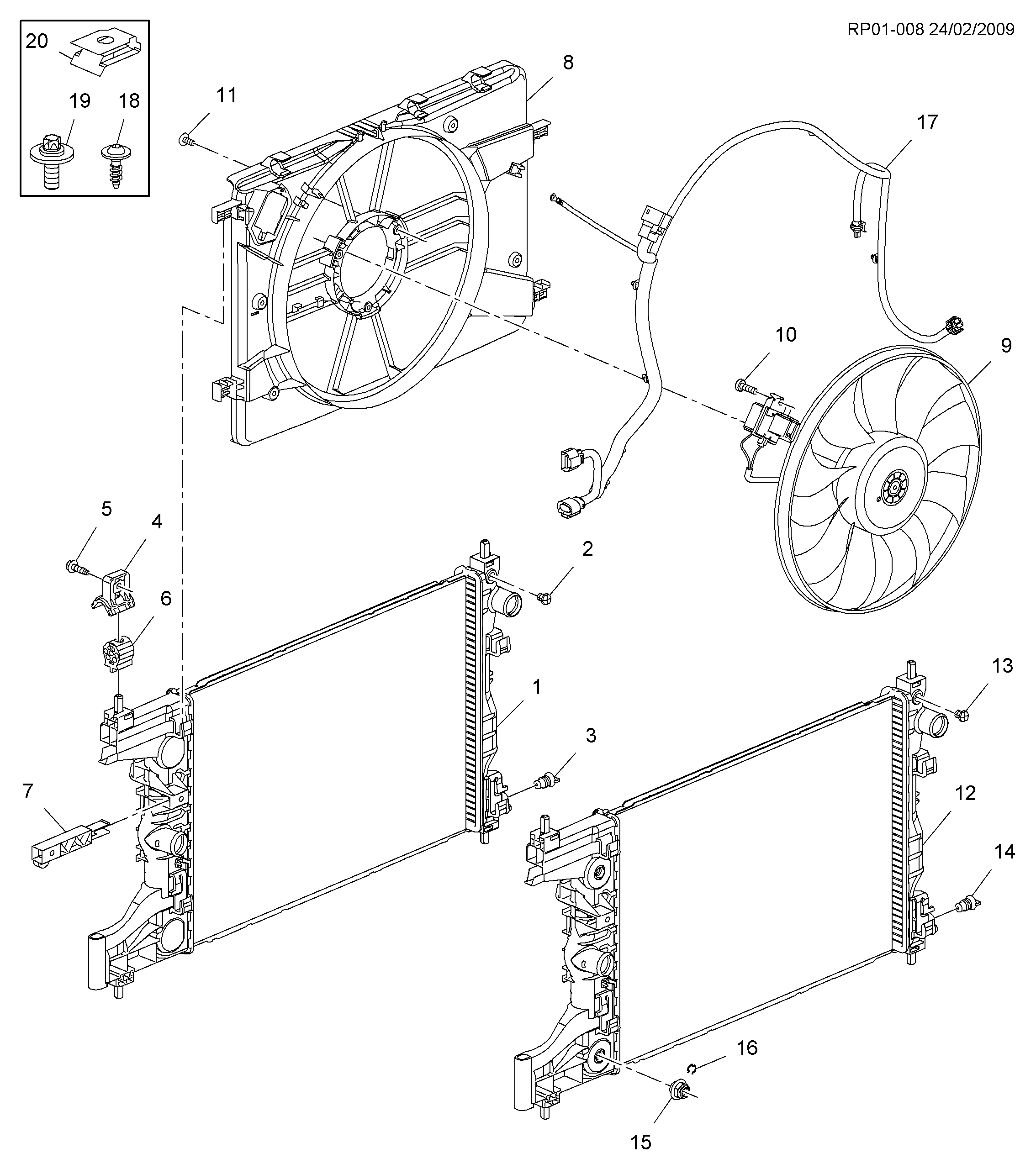 Vauxhall 13427159 - Ventilators, Motora dzesēšanas sistēma ps1.lv