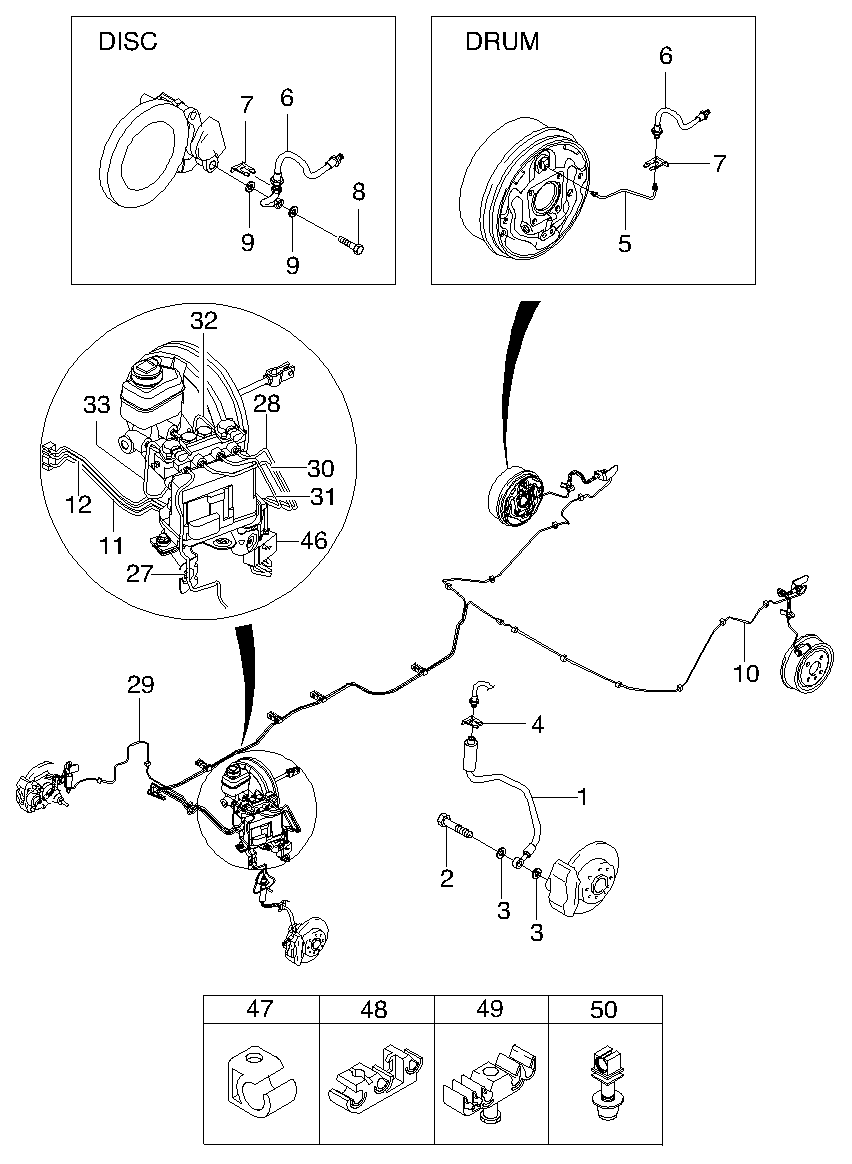 KIA 96308124 - Bremžu šļūtene ps1.lv